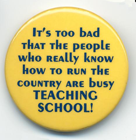Button - ...Busy Teaching School