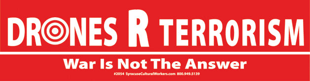 Sticker - Drones R Terrorism