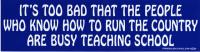 Sticker - ...Busy Teaching School