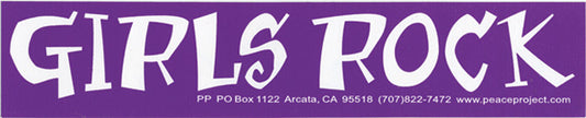 Small Sticker - Girls Rock!