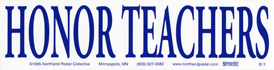 Sticker - Honor Teachers