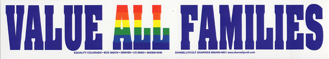 Sticker - Value All Families