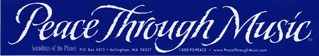 Sticker - Peace Through Music