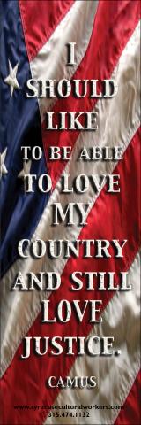 Bookmark - Love My Country, Still Love Justice