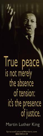 Bookmark - MLK - True Peace