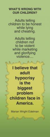 Bookmark - Adult Hypocrisy