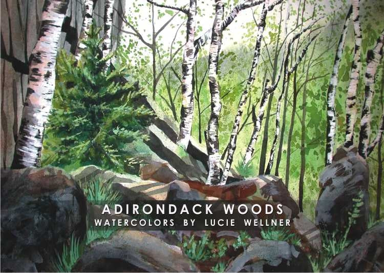Gift Folio - Adirondack Woods by Lucie Wellner - Package of Six