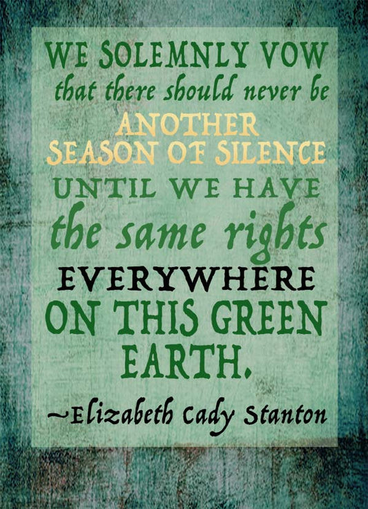 Notecard - Elizabeth Cady Stanton - QuoteNote