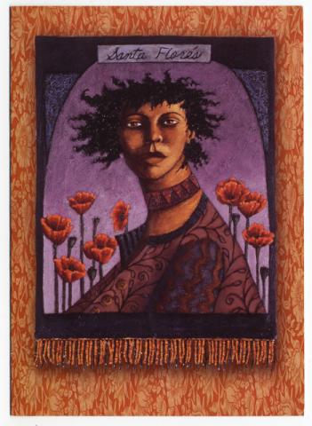 Notecard - Santa Flores