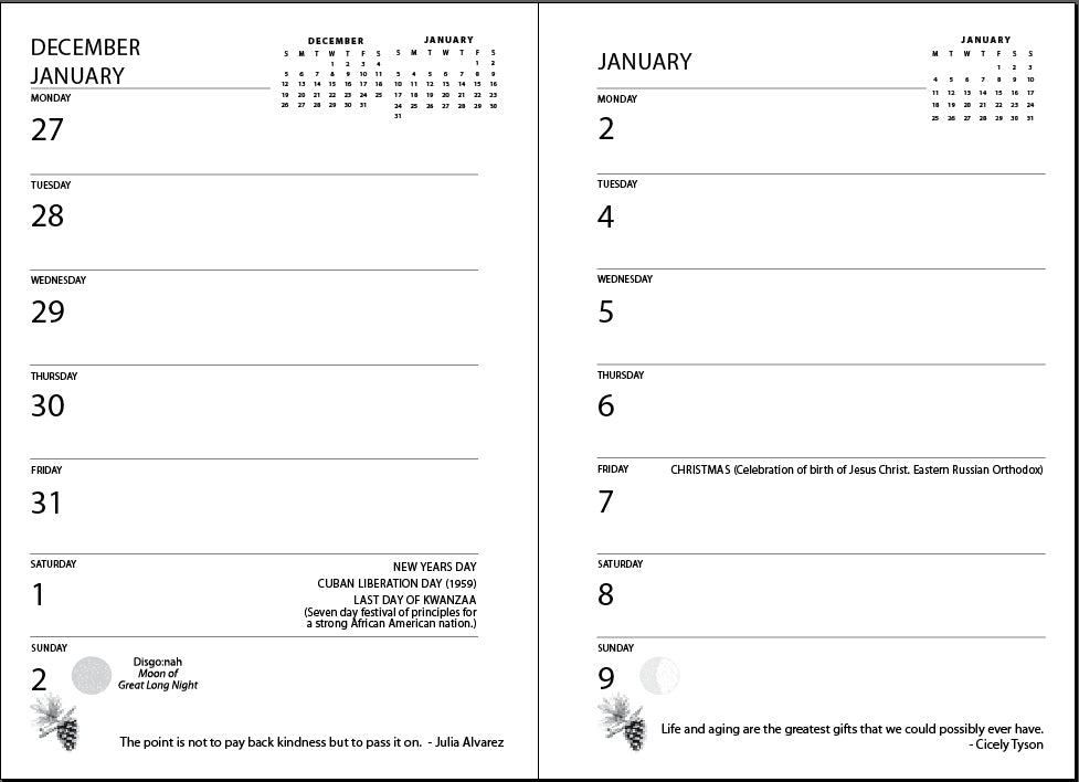 Datebook - 2022 Women Artists Datebook