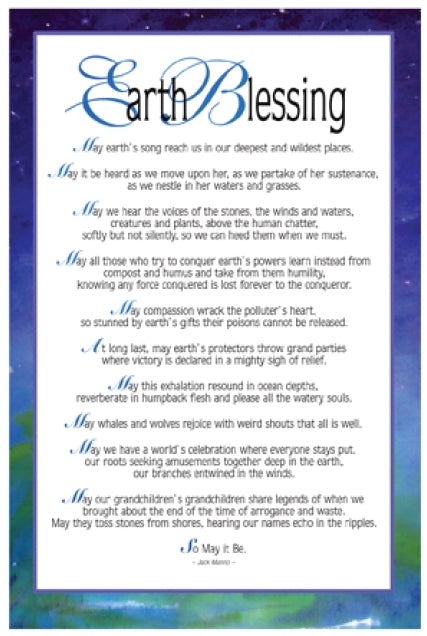Postcard - Earth Blessing
