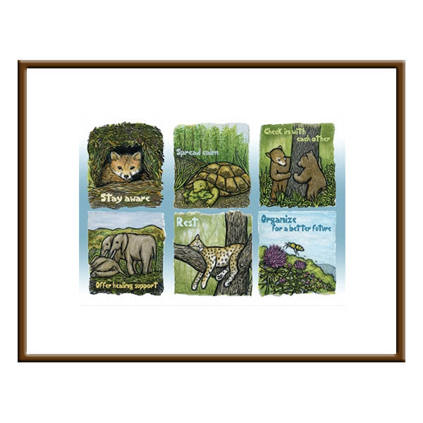 Framed Small Print - Animalitos