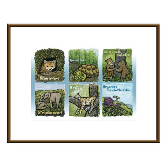 Framed Small Print - Animalitos