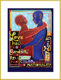 Framed Small Print - Love Has No Gender