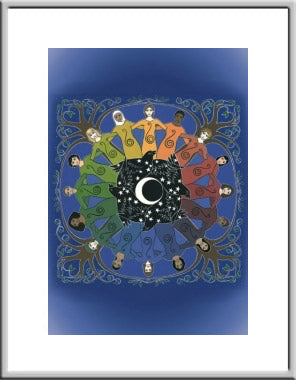 Framed Small Print - Sister Circle
