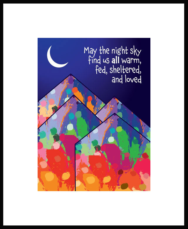 Framed Small Print - Night Sky