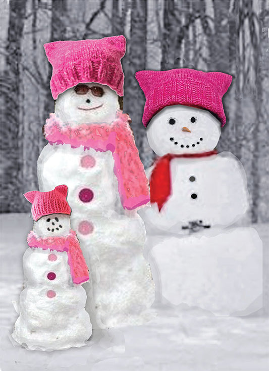 Holiday Card - Snowpeople Resist