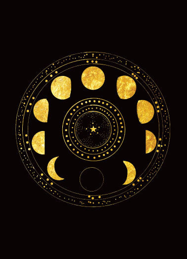 Holiday Card - Moon Cycle - Solstice