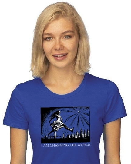 T-Shirt - I am Changing the World - Fitted
