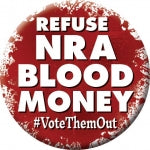 Small Sticker - Refuse NRA Blood Money