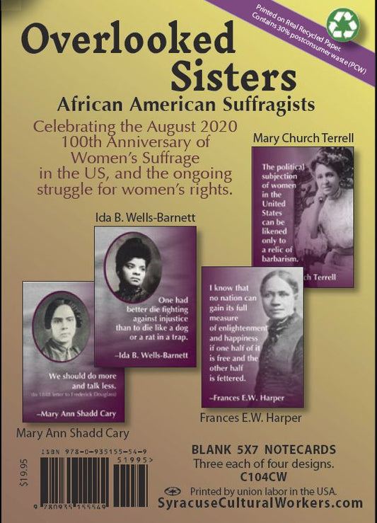 Notecard Collection - Overlooked Sisters: African American Women Suffragists