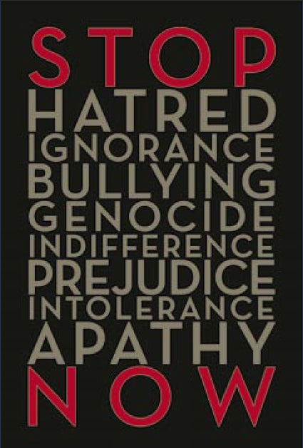 Postcard - Stop Hatred