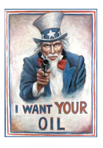 Postcard - I Want Your Oil