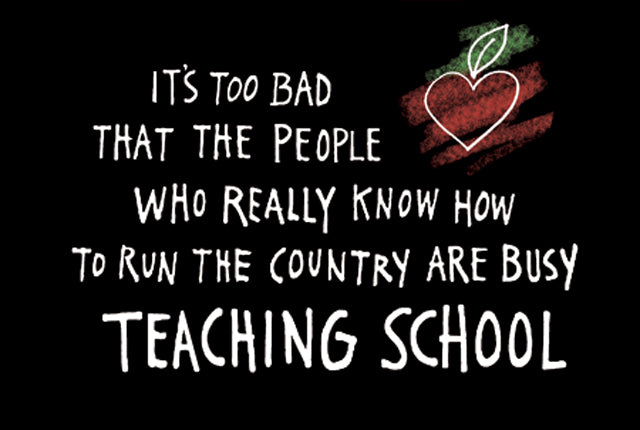 Postcard - Busy Teaching School