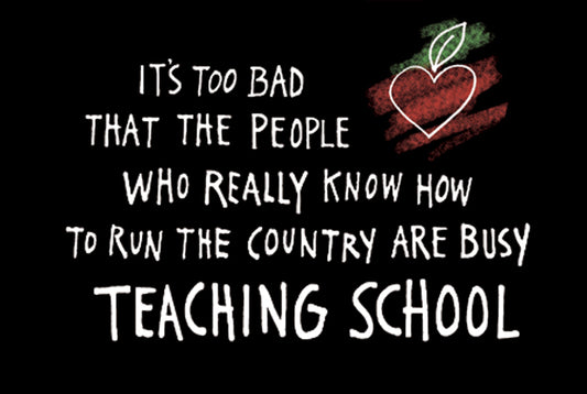 Postcard - Busy Teaching School