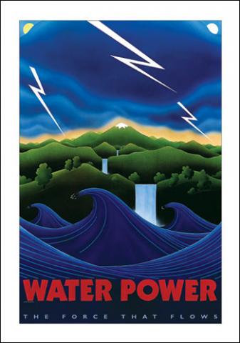 Postcard - Water Power