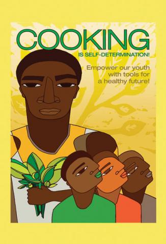 Postcard - Cooking Is Self-Determination
