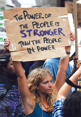 Postcard - Power Of The People