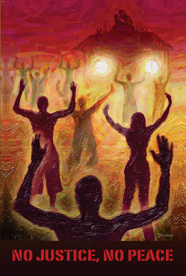 Postcard - No Justice, No Peace