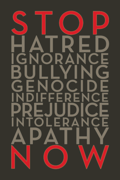 Postcard - Stop Hatred