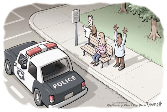 Postcard - Hands Up
