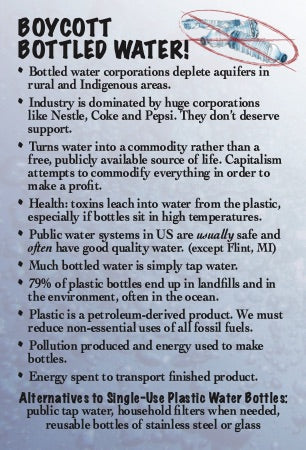 Postcard - Boycott Bottled Water