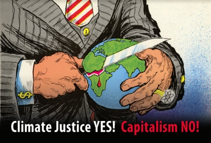 Postcard - Climate Justice Yes, Capitalism No