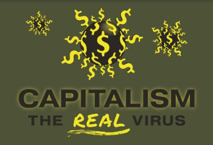 Postcard - Capitalism - The Real Virus