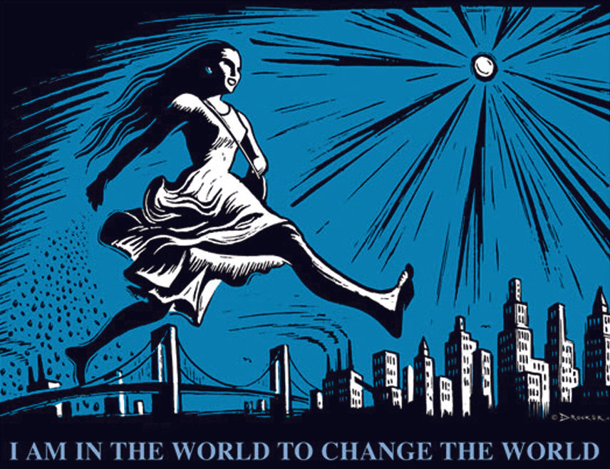 Postcard - In the World to Change the World