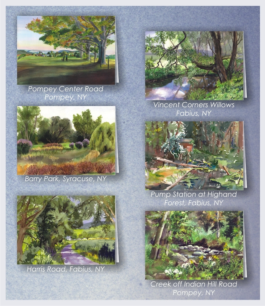Gift Folio - Woodlands of Central New York by Lucie Wellner - Package of Six