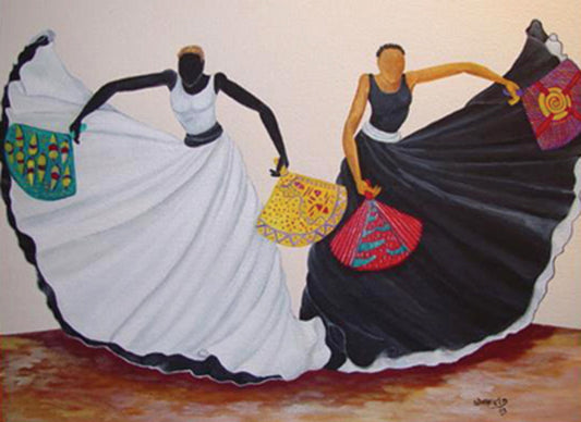 Notecard - Fan Dancers