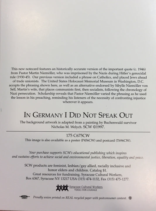 Notecard - In Germany