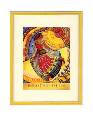Framed Small Print - Dancing With The Sun