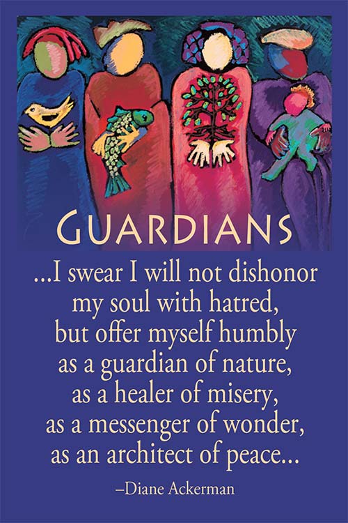 Postcard - Guardians of Nature
