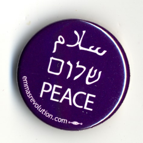 Button - Peace Salaam Shalom