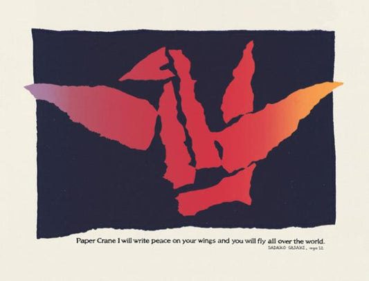 Holiday Postcard - Peace Crane
