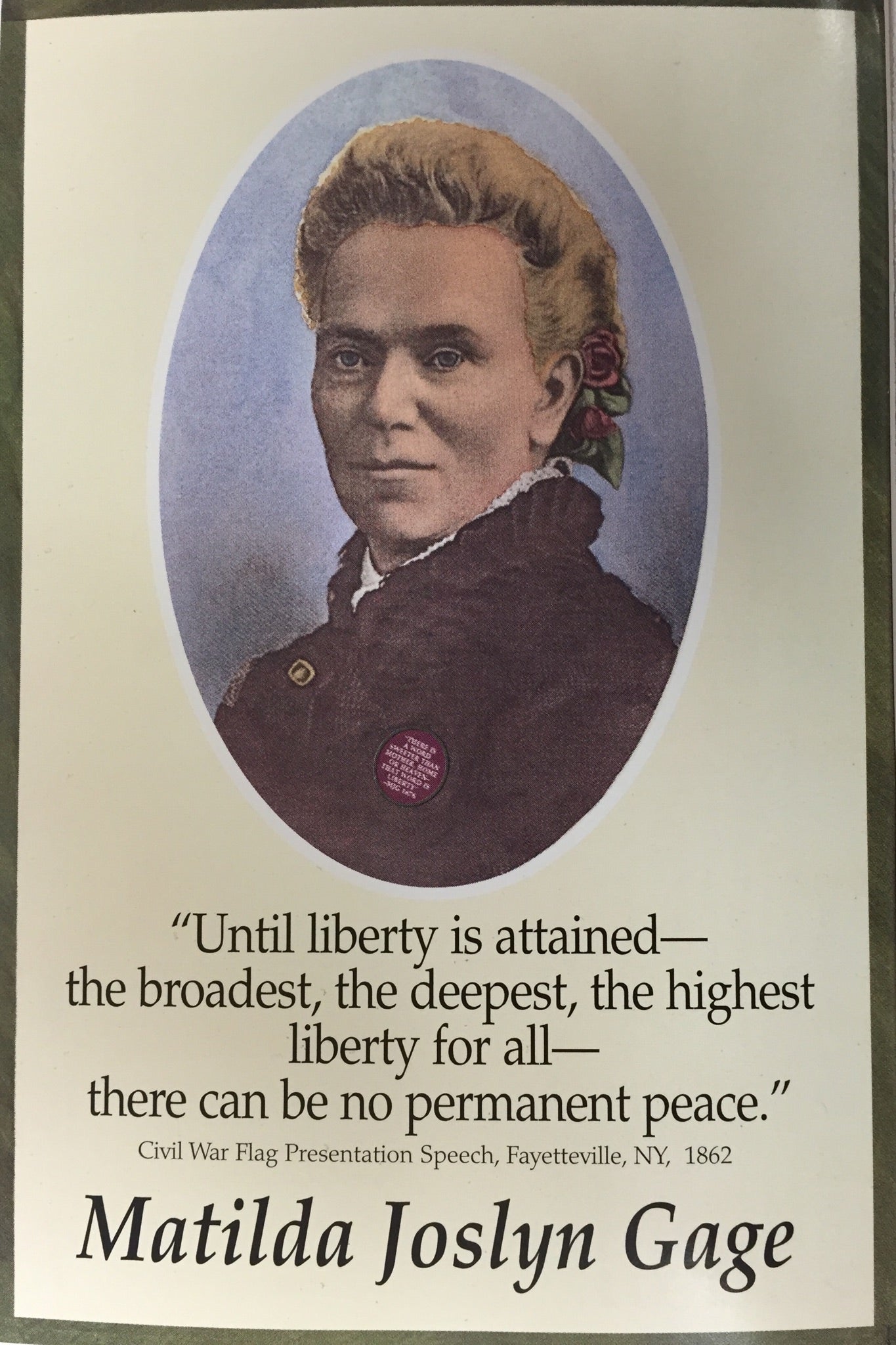 Postcard - Matilda Joslyn Gage