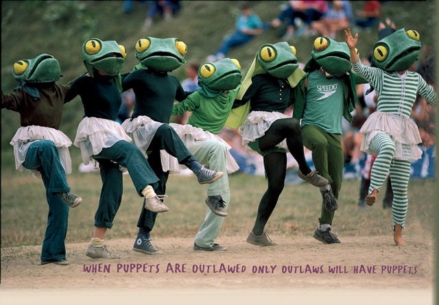 Greeted Card - Dancing Frogs - "Congratulations!" - Individual
