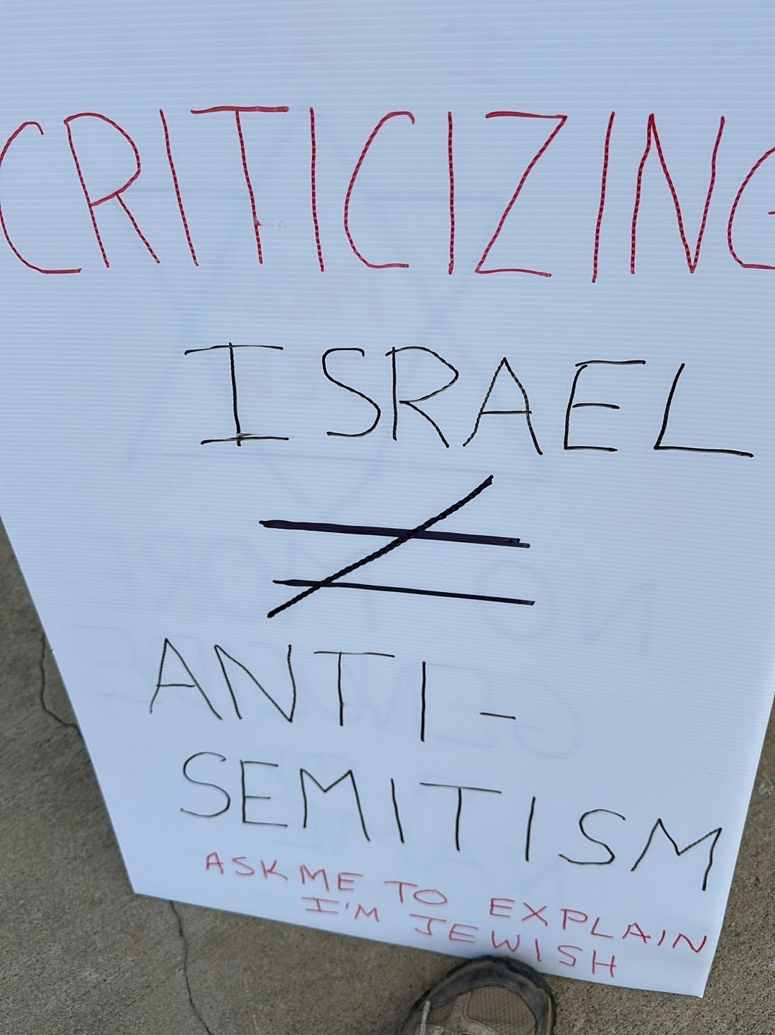Calling Out Genocide isn't Anti-Semitism
