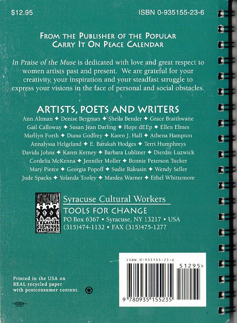 1998 Women Artists Datebook - Dates align with 2026